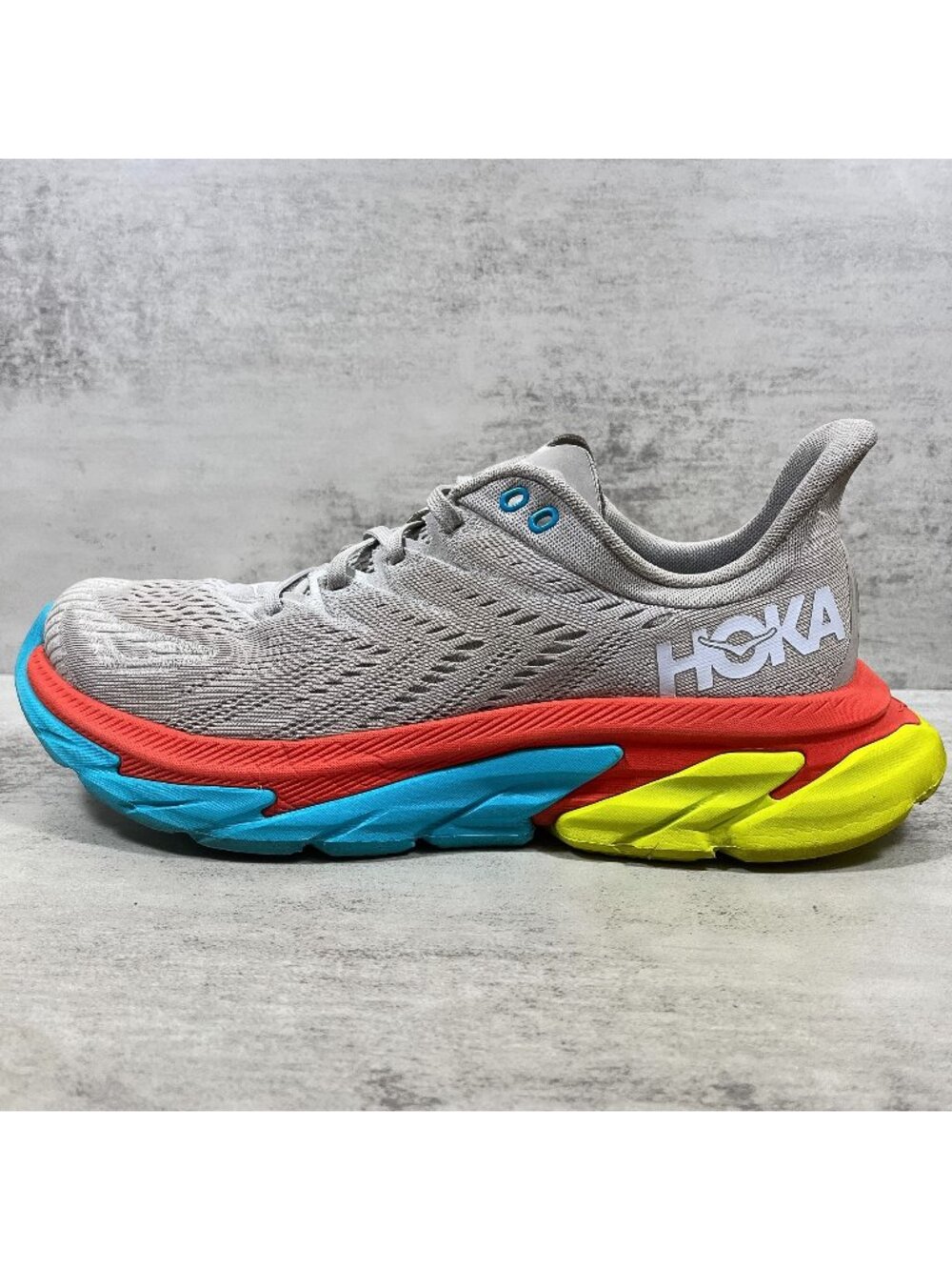 Hoka One One Clifton Edge Running Shoes - Men's Size 9.5 - Gray